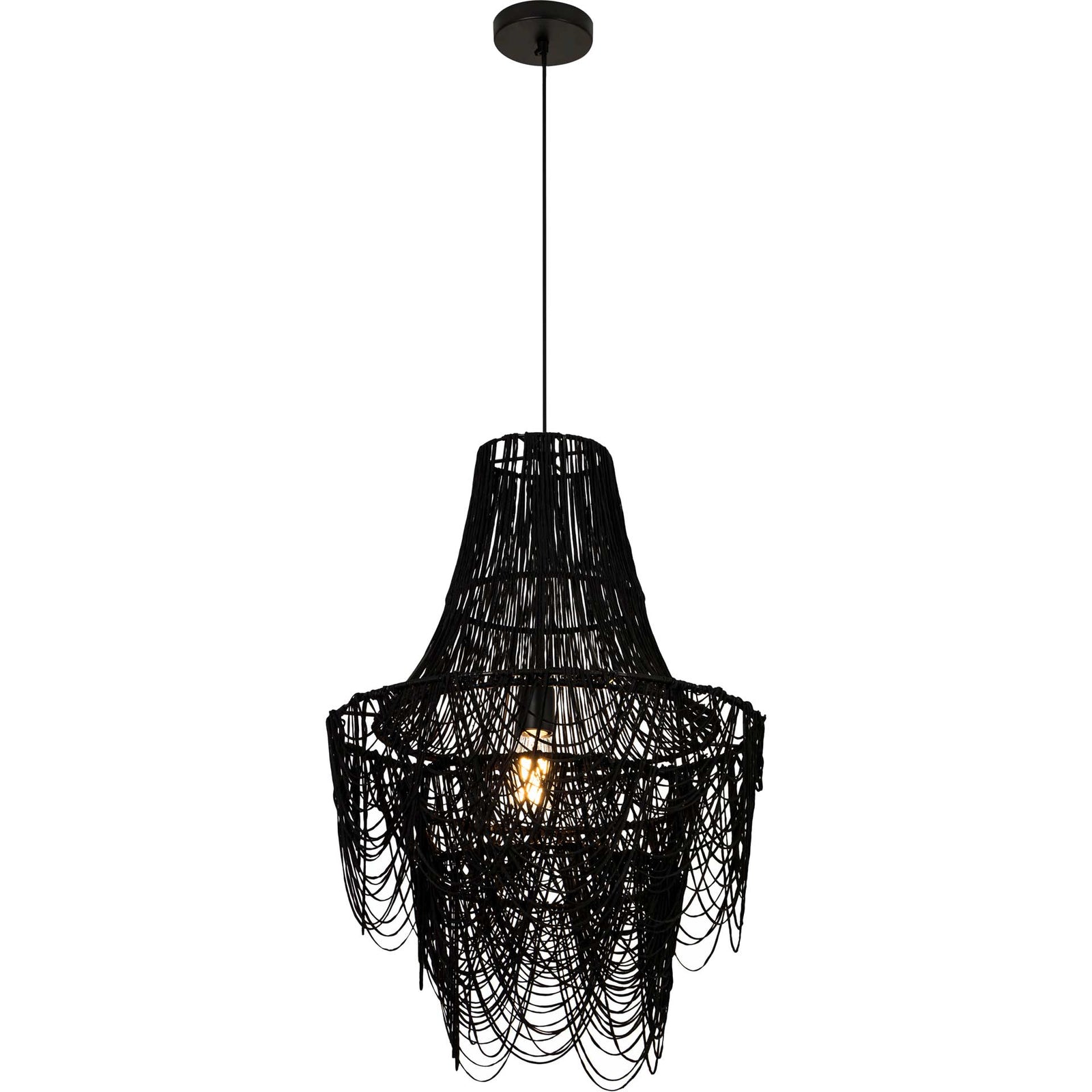 Raelyn Pendant Black