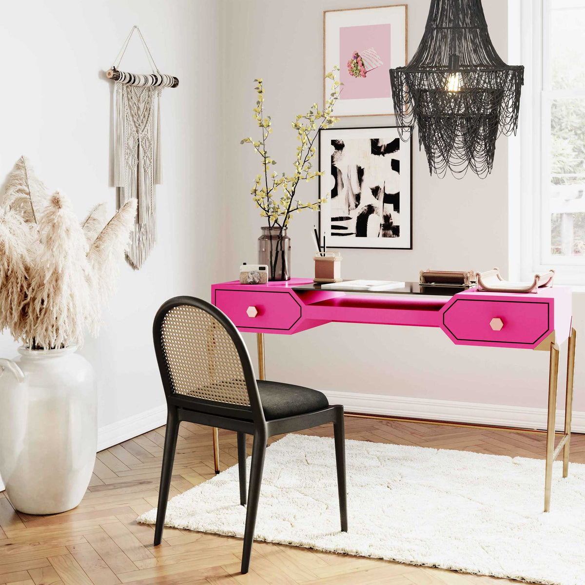 Raelyn Pendant Black