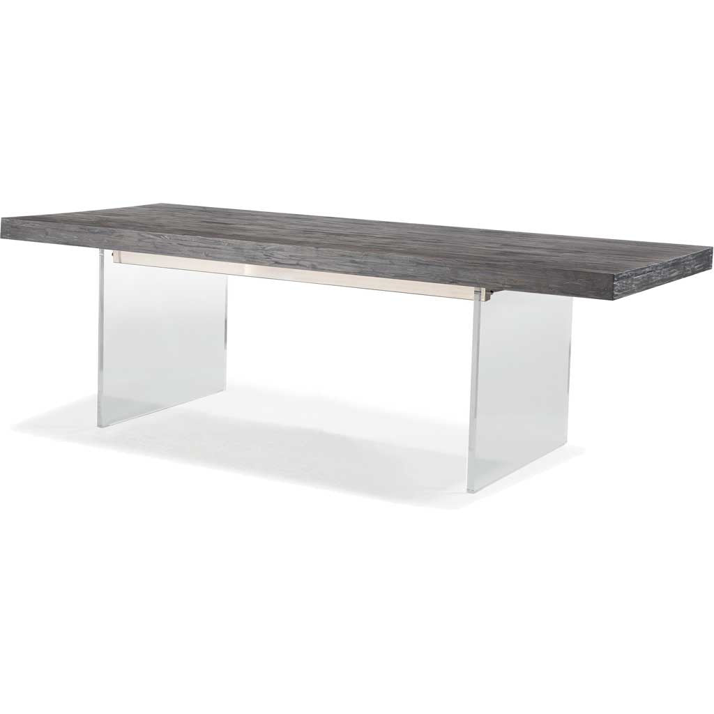 Brest Pine/Lucite Dining Table