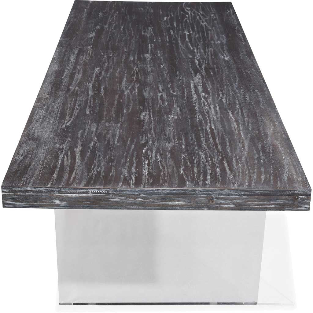 Brest Pine/Lucite Dining Table