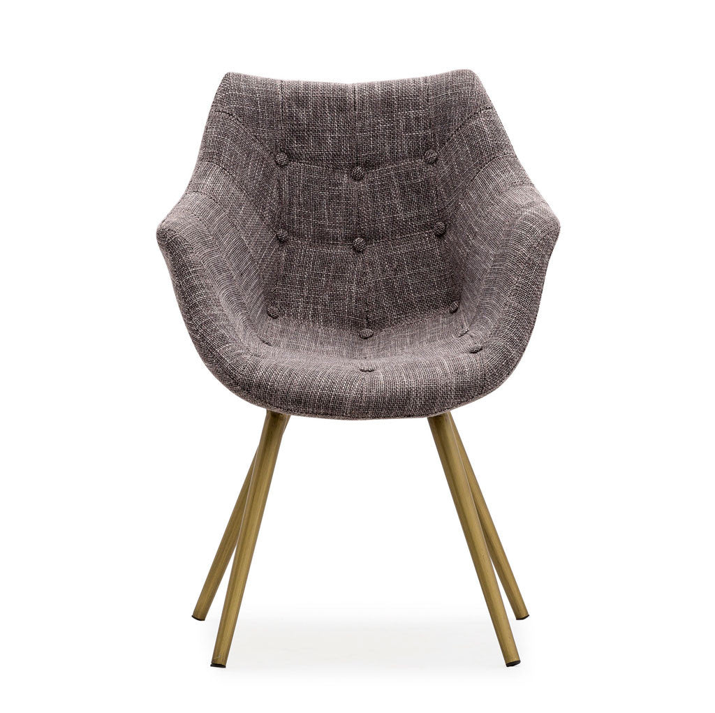 Forkland Gray Tweed Chair