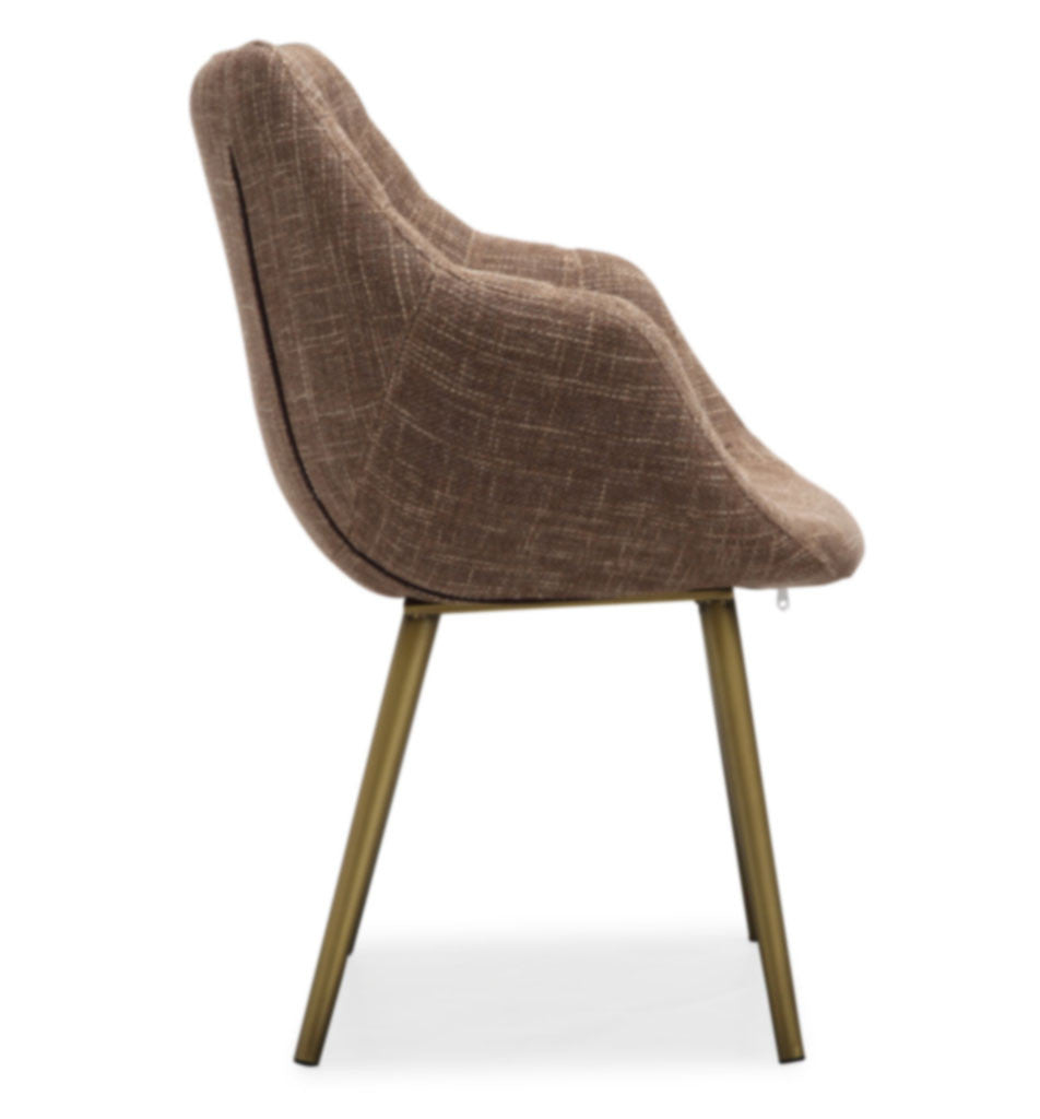 Forkland Brown Tweed Chair