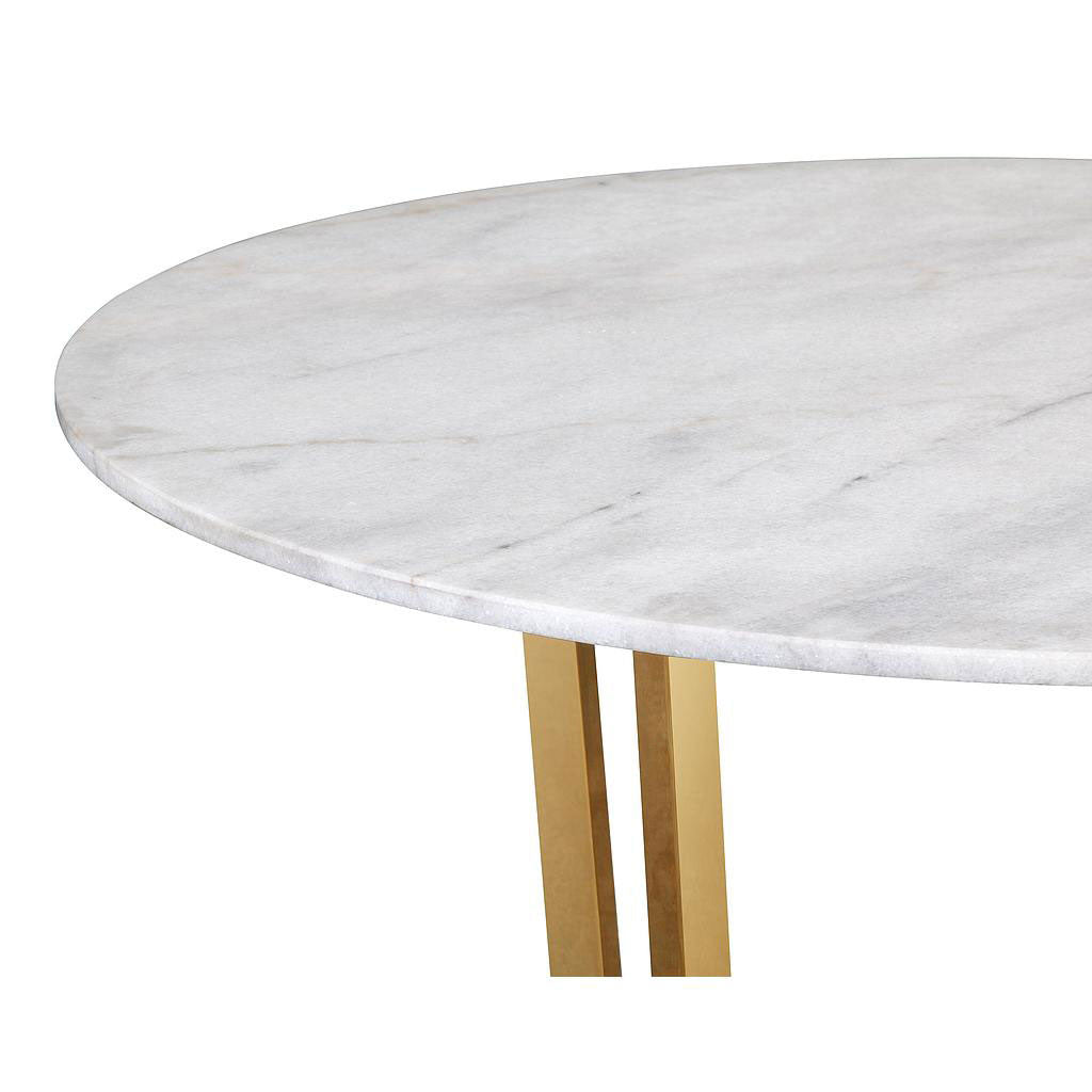Munford Marble Dining Table White