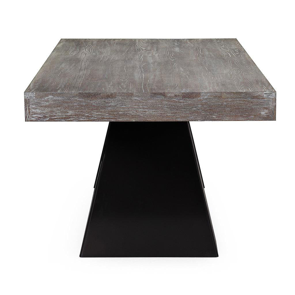Wilton Elm Dining Table Gray/Brown