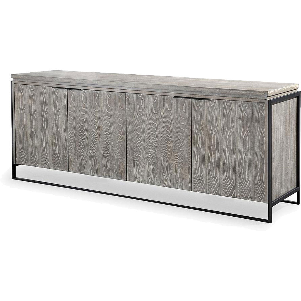 Wilton Elm Buffet Gray/Brown
