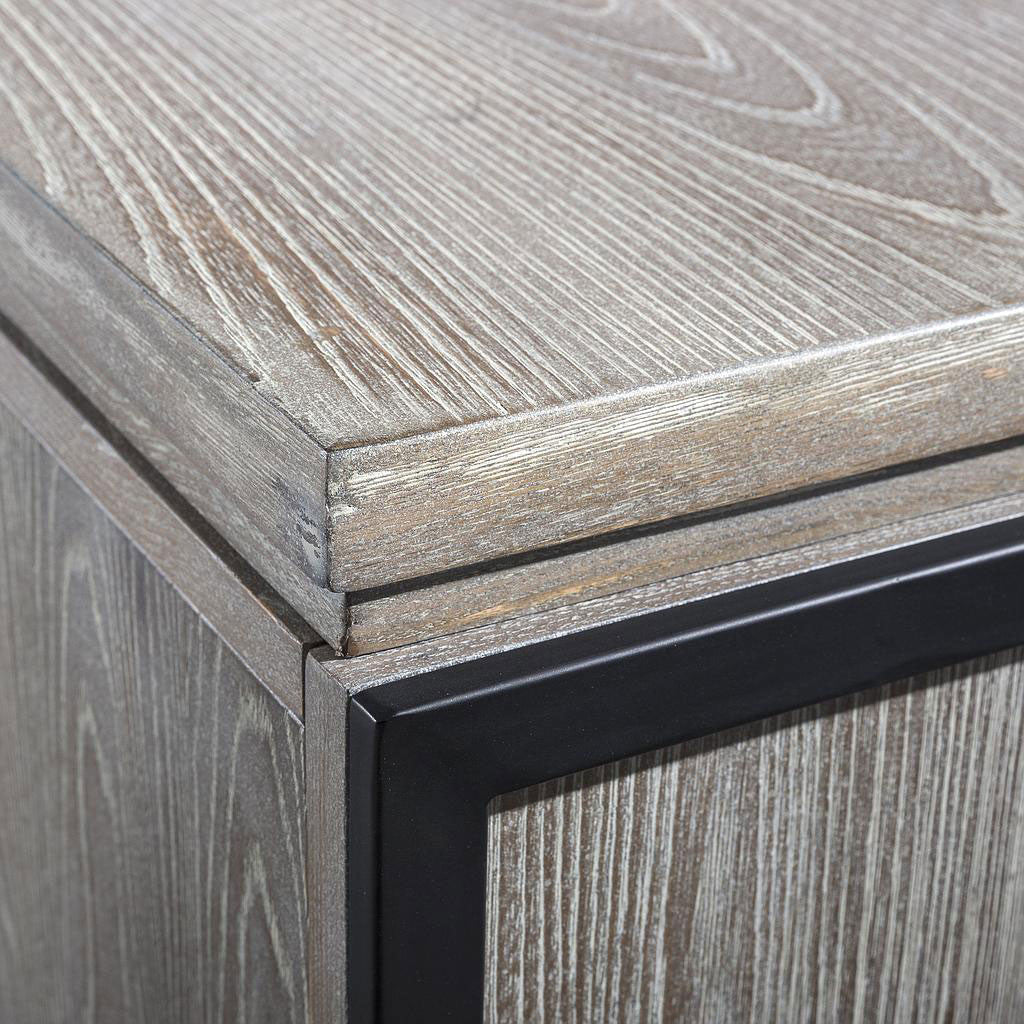 Wilton Elm Buffet Gray/Brown