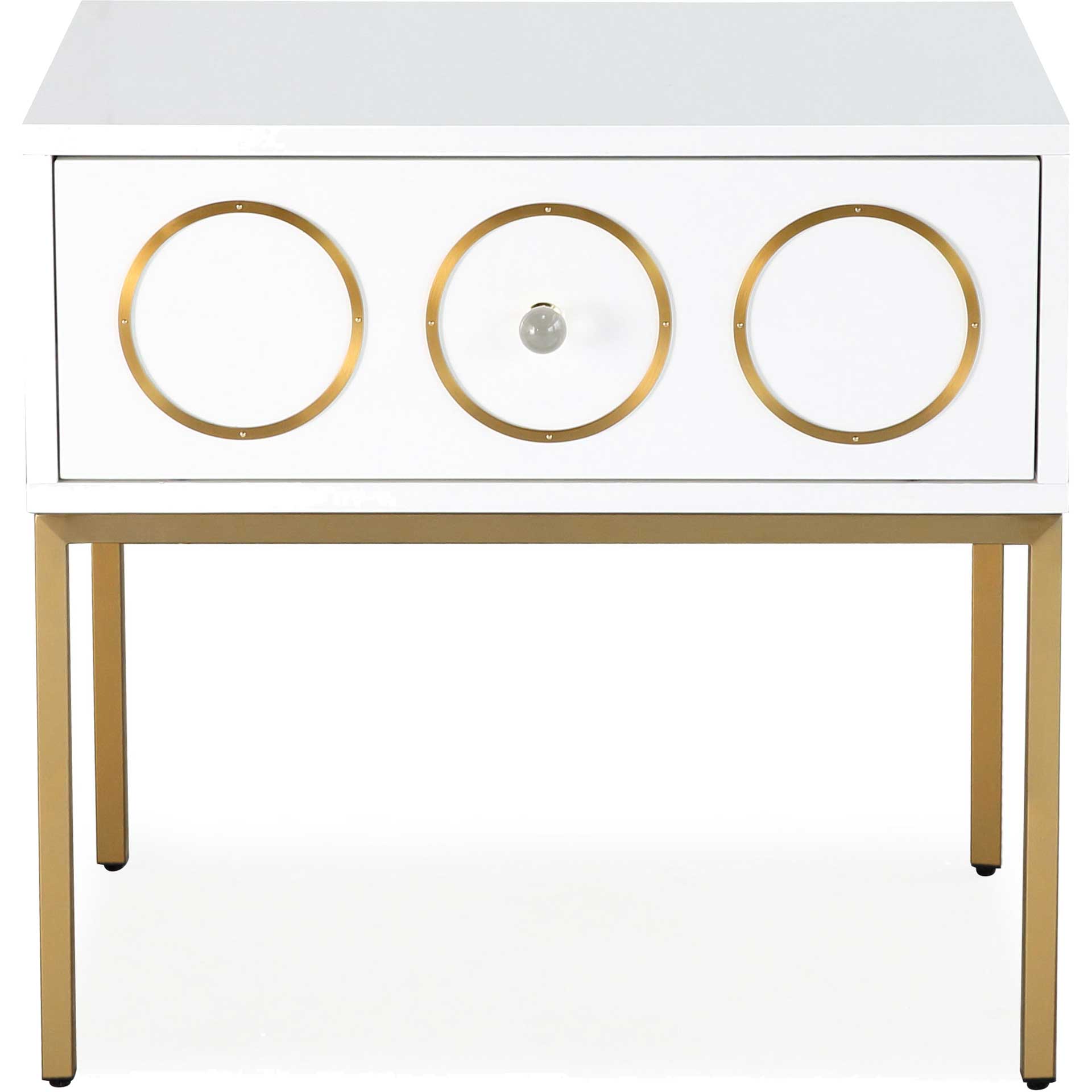 Efrain Side Table White
