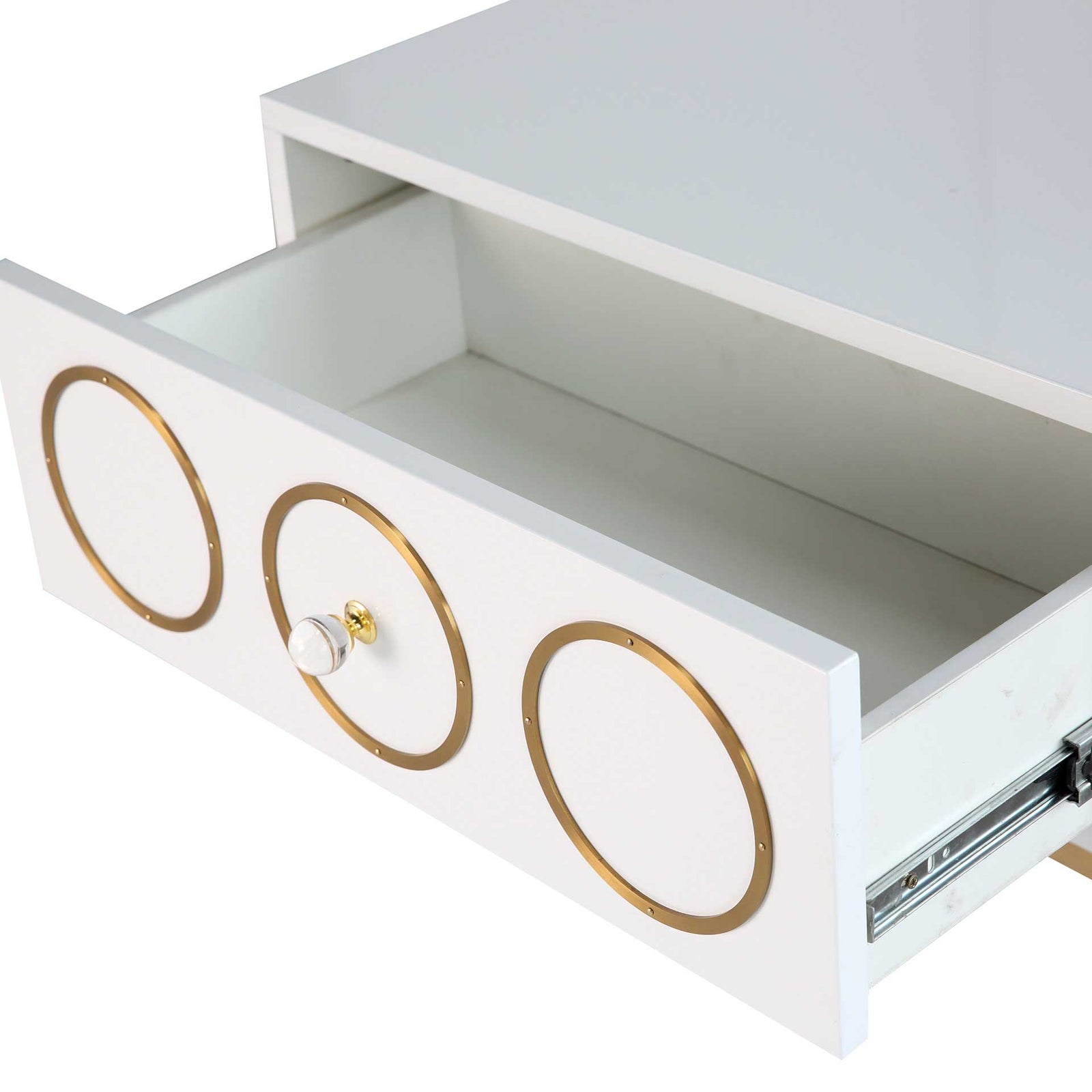 Efrain Side Table White