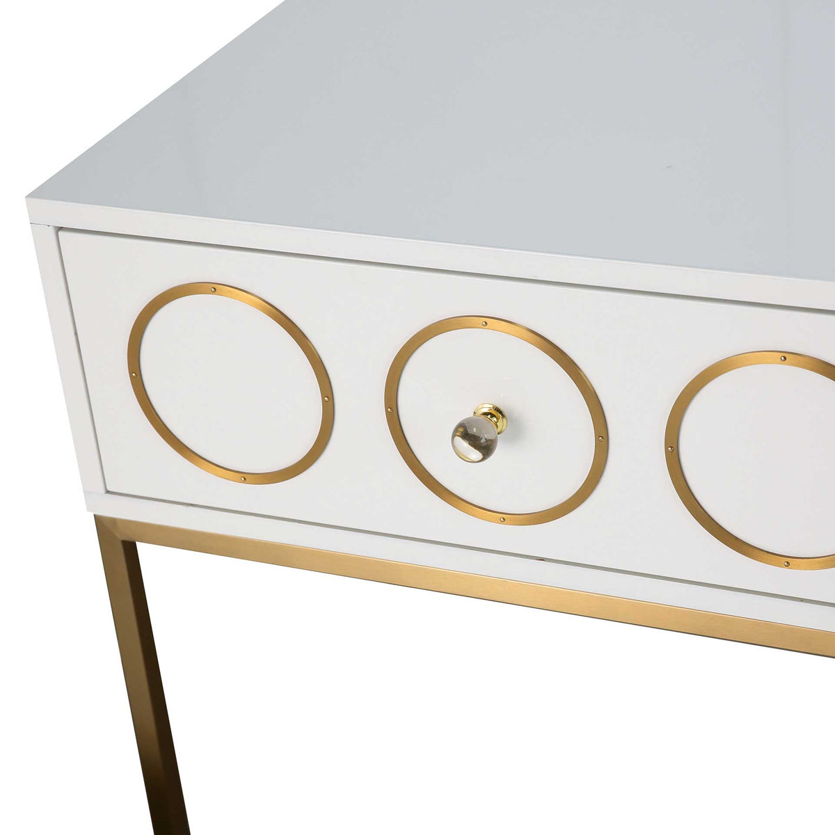 Efrain Side Table White