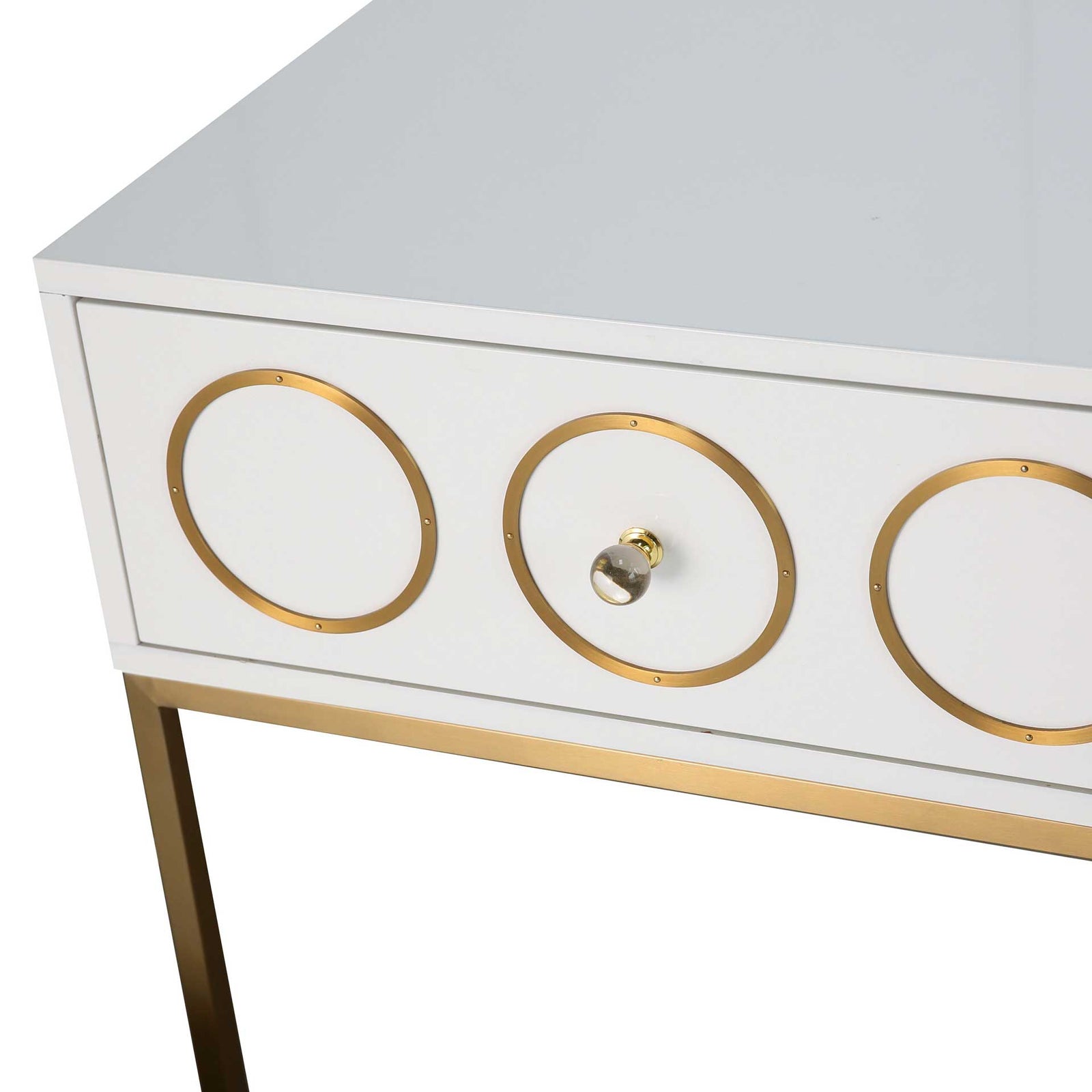 Efrain Side Table White