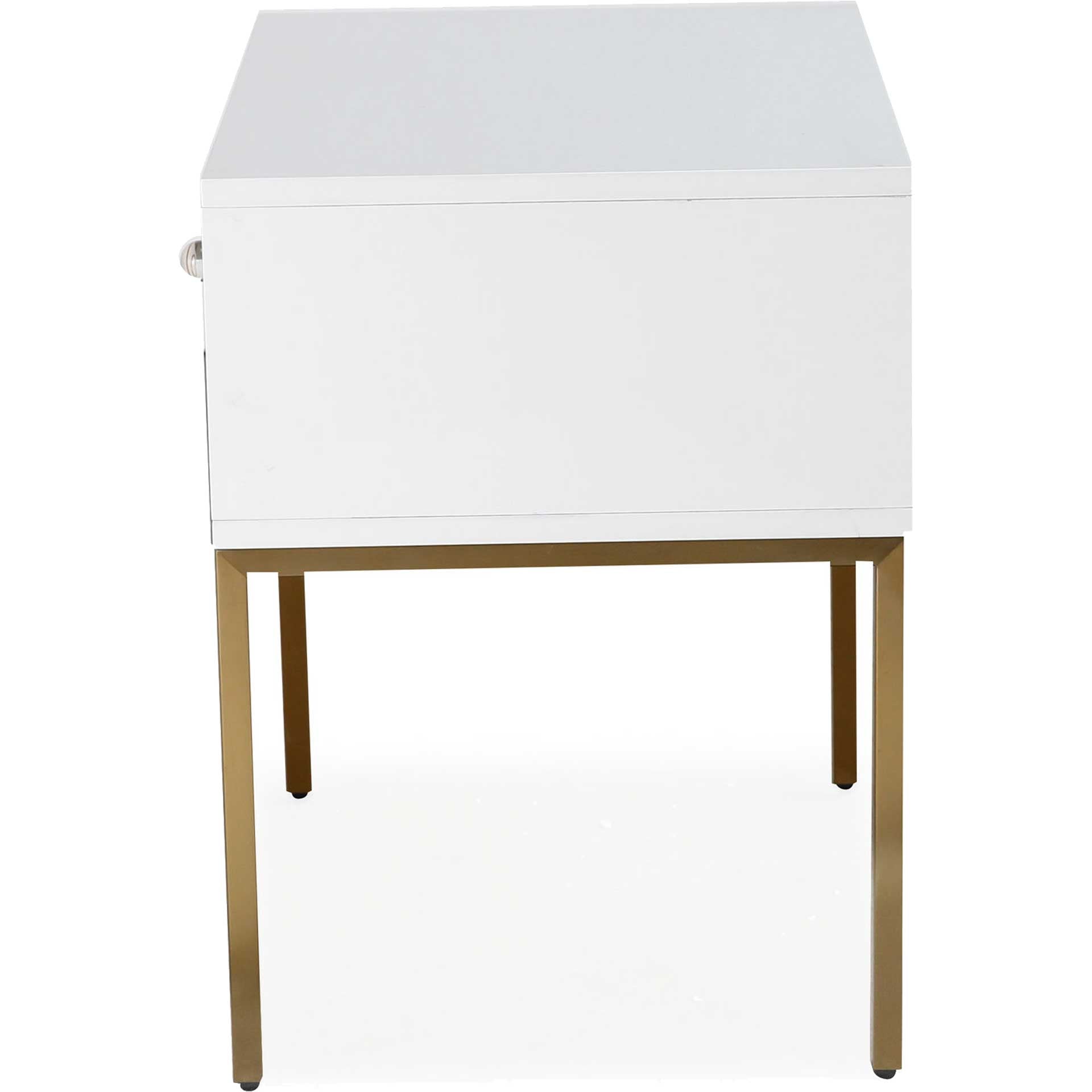 Efrain Side Table White