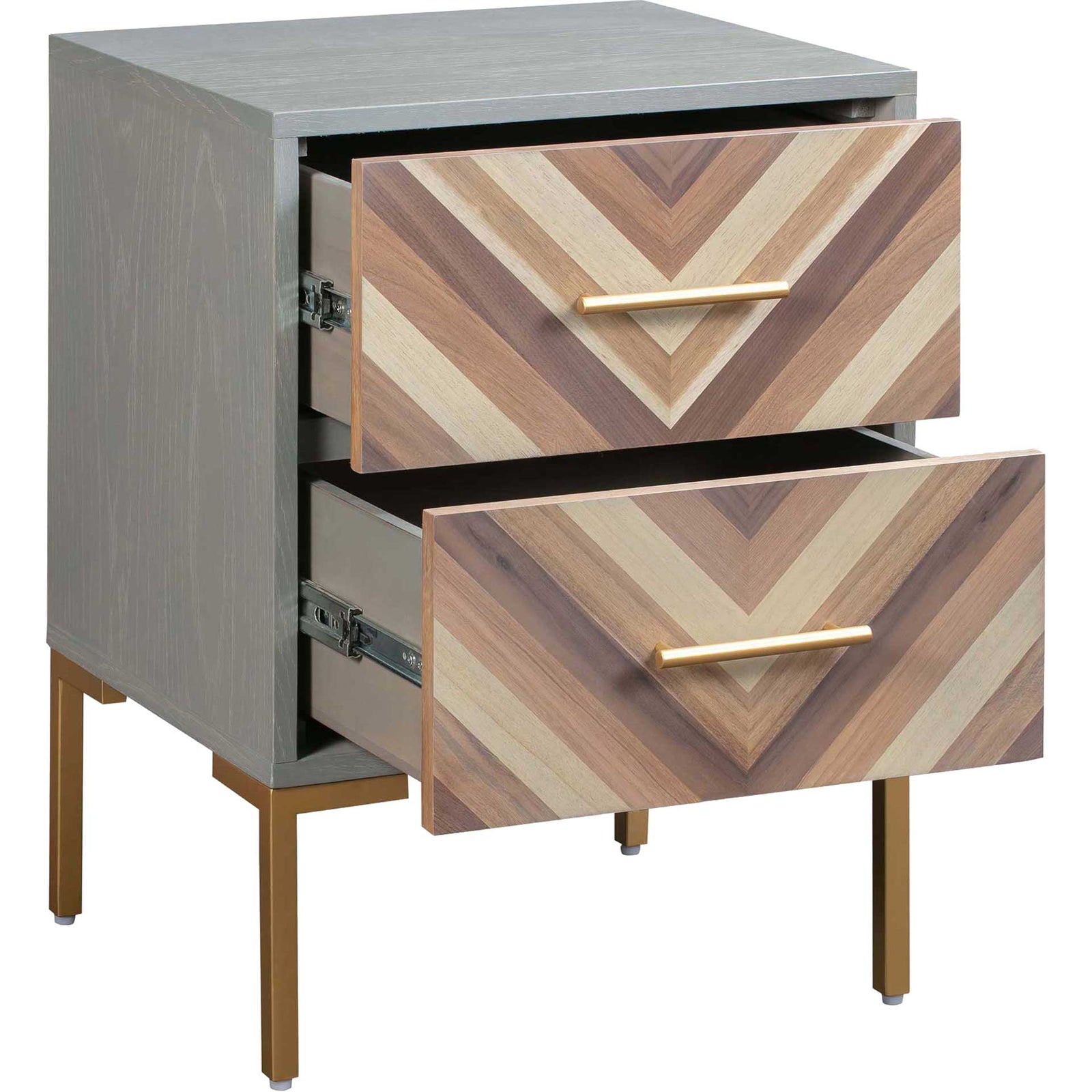 Quiana Side Table Gray