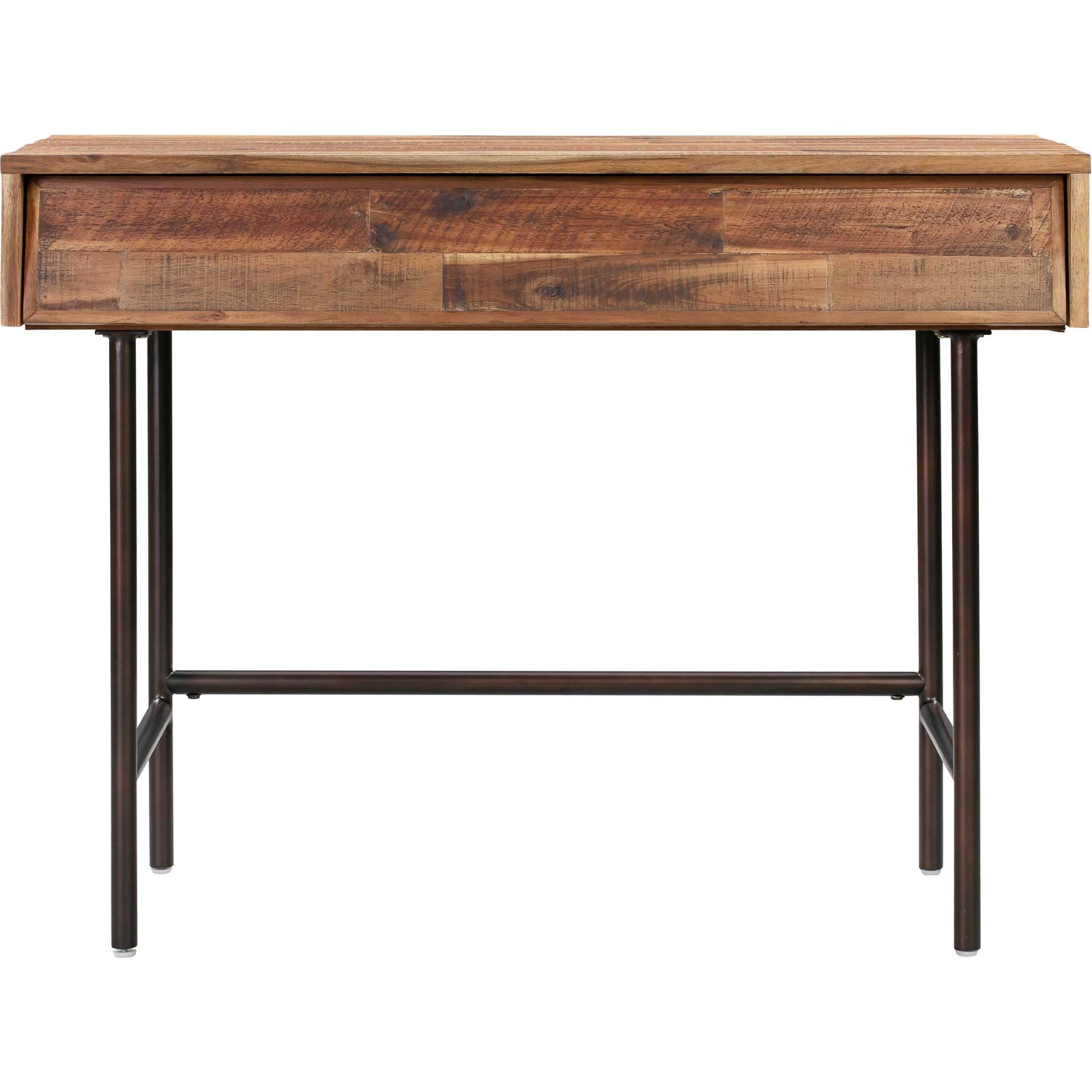 Boston Wooden Mini Desk Rustic/Dark Brown