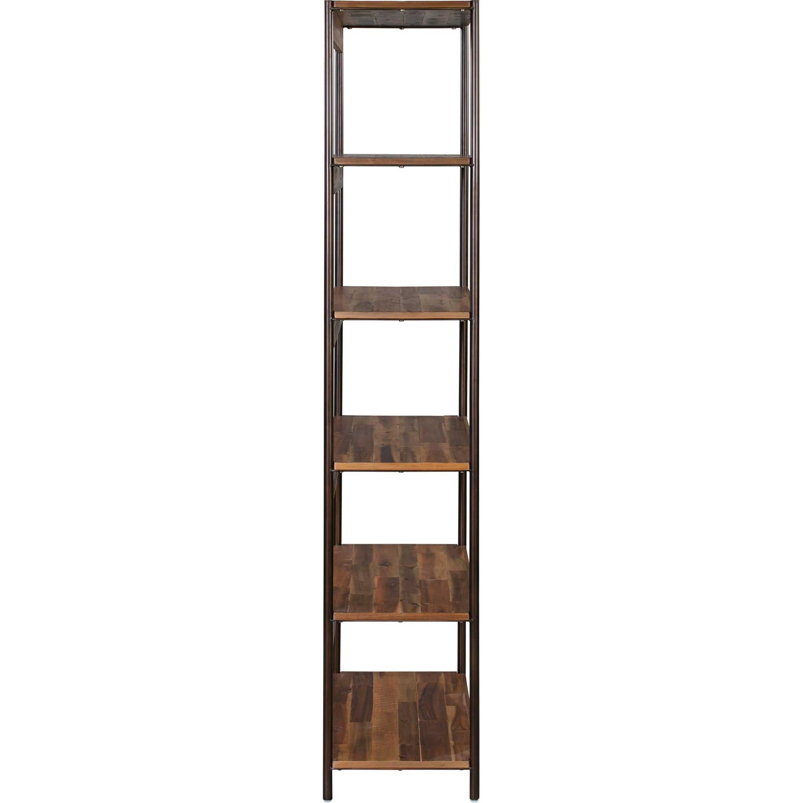 Boston Wooden Bookcase Rustic Acacia