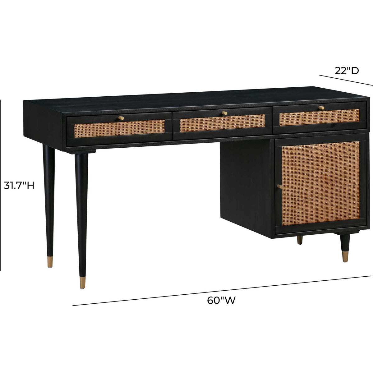 Sidney Desk Black