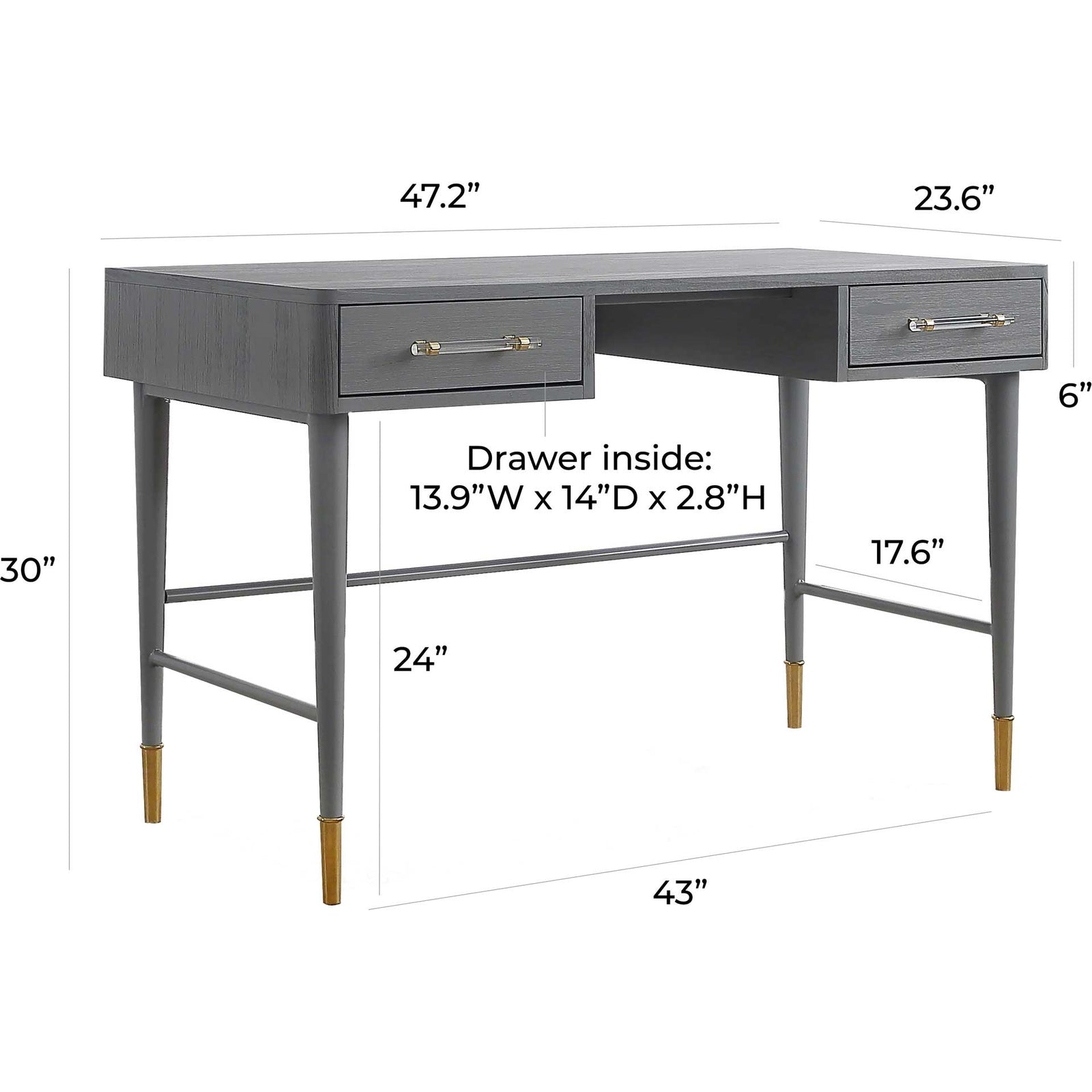 Tammy Desk Gray
