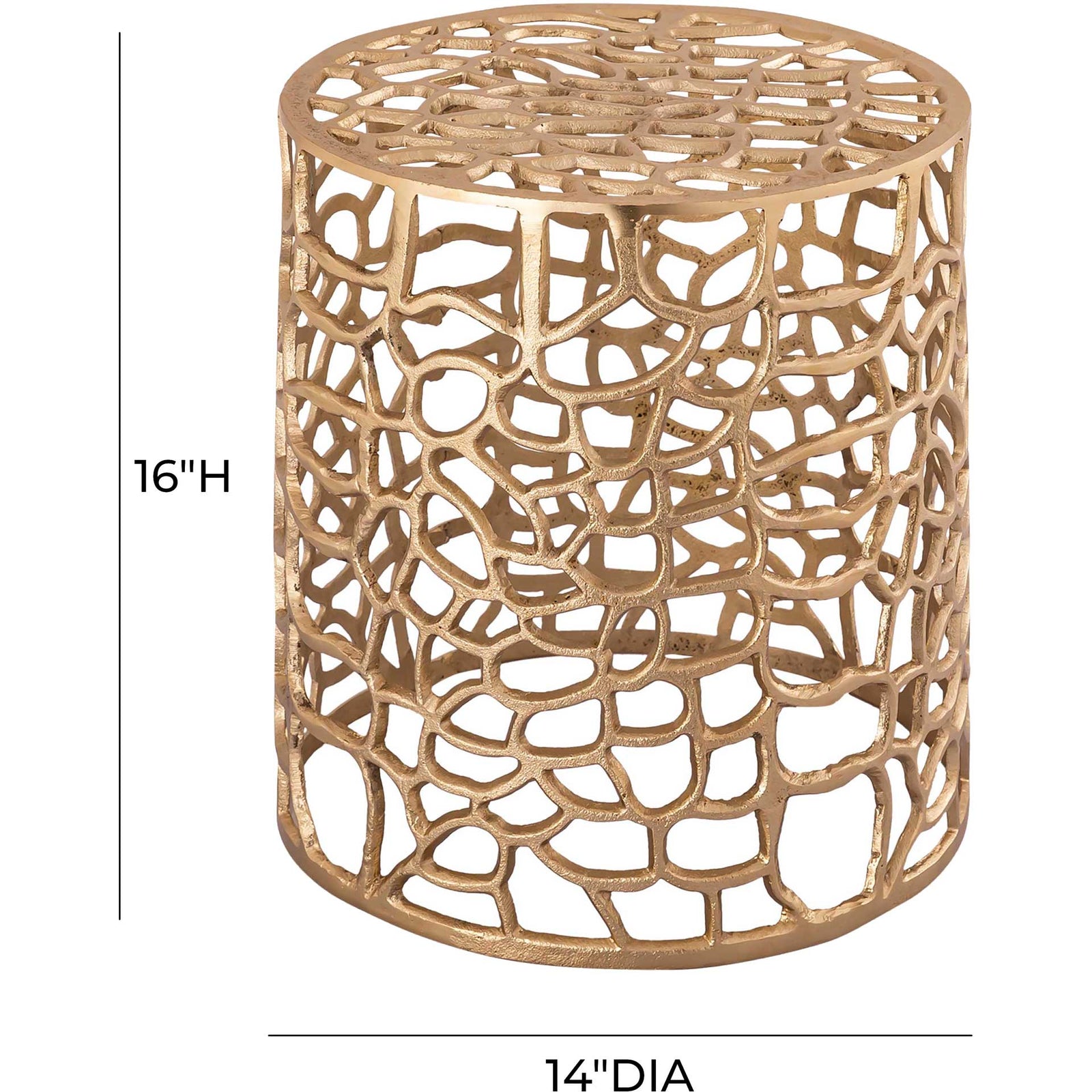 Sonoma Side Table Gold