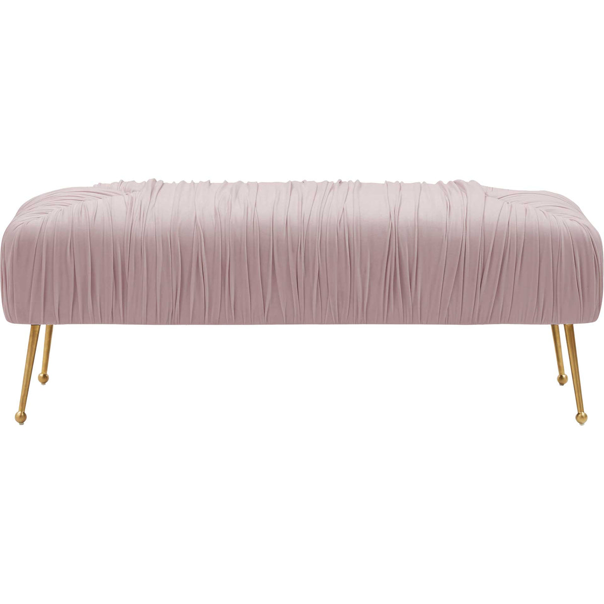 Jenesis Velvet Bench Mauve