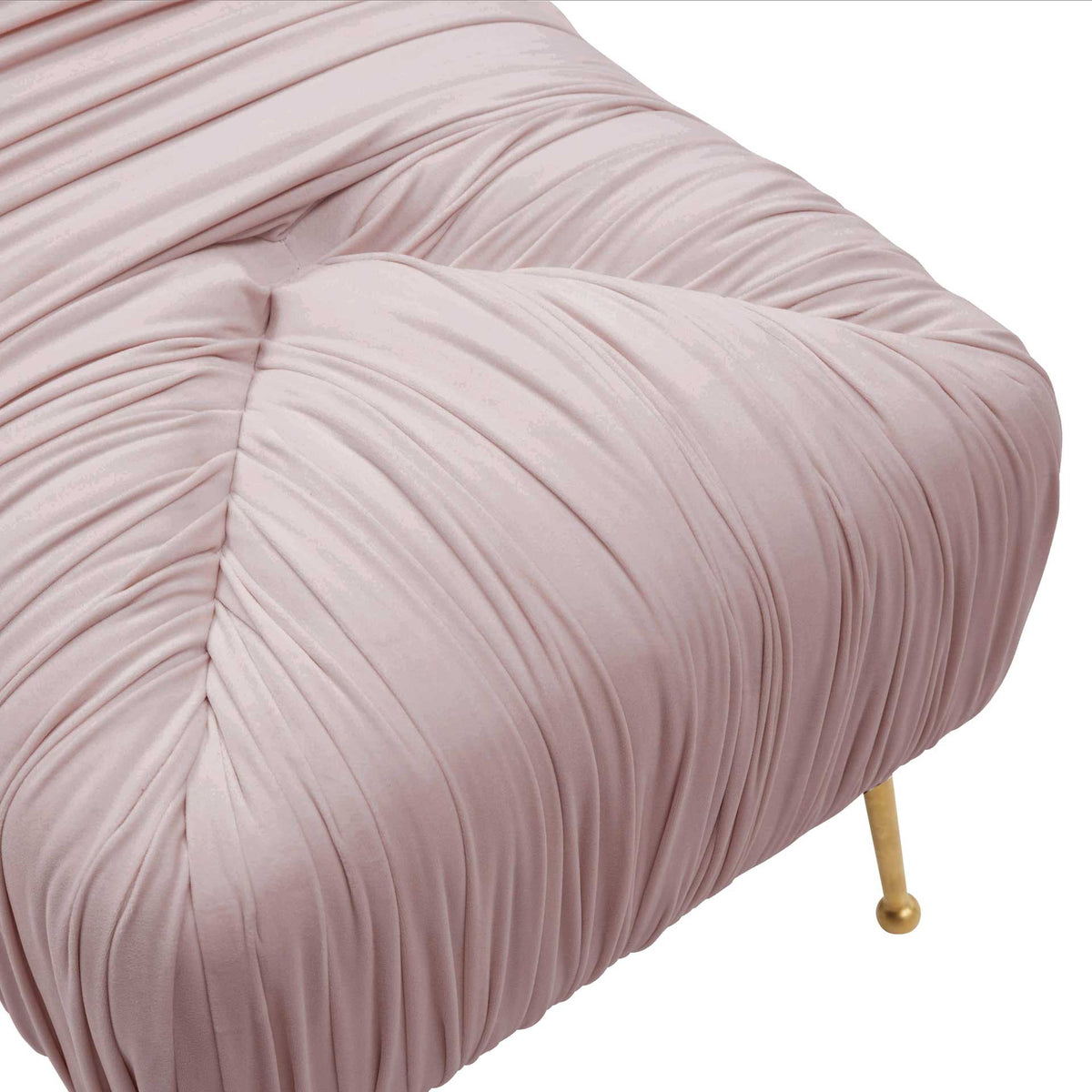 Jenesis Velvet Bench Mauve