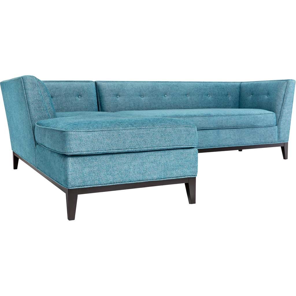 Jonah Azure Linen Sectional