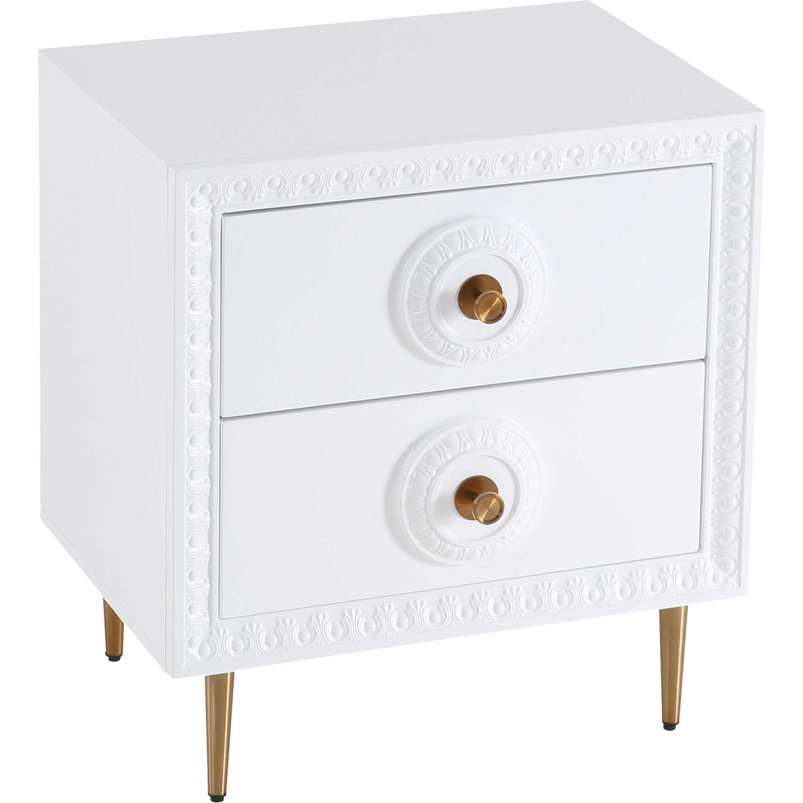 Bowie Lacquer Side Table White