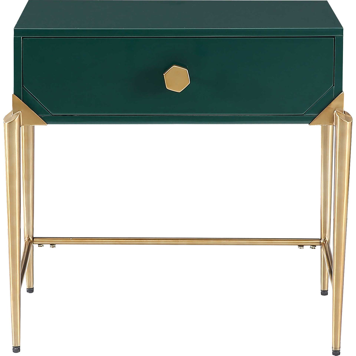 Bailey Lacquer Side Table Green