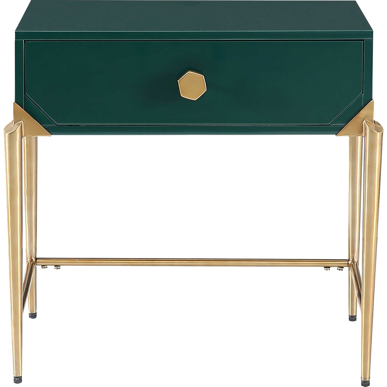 Bailey Lacquer Side Table Green