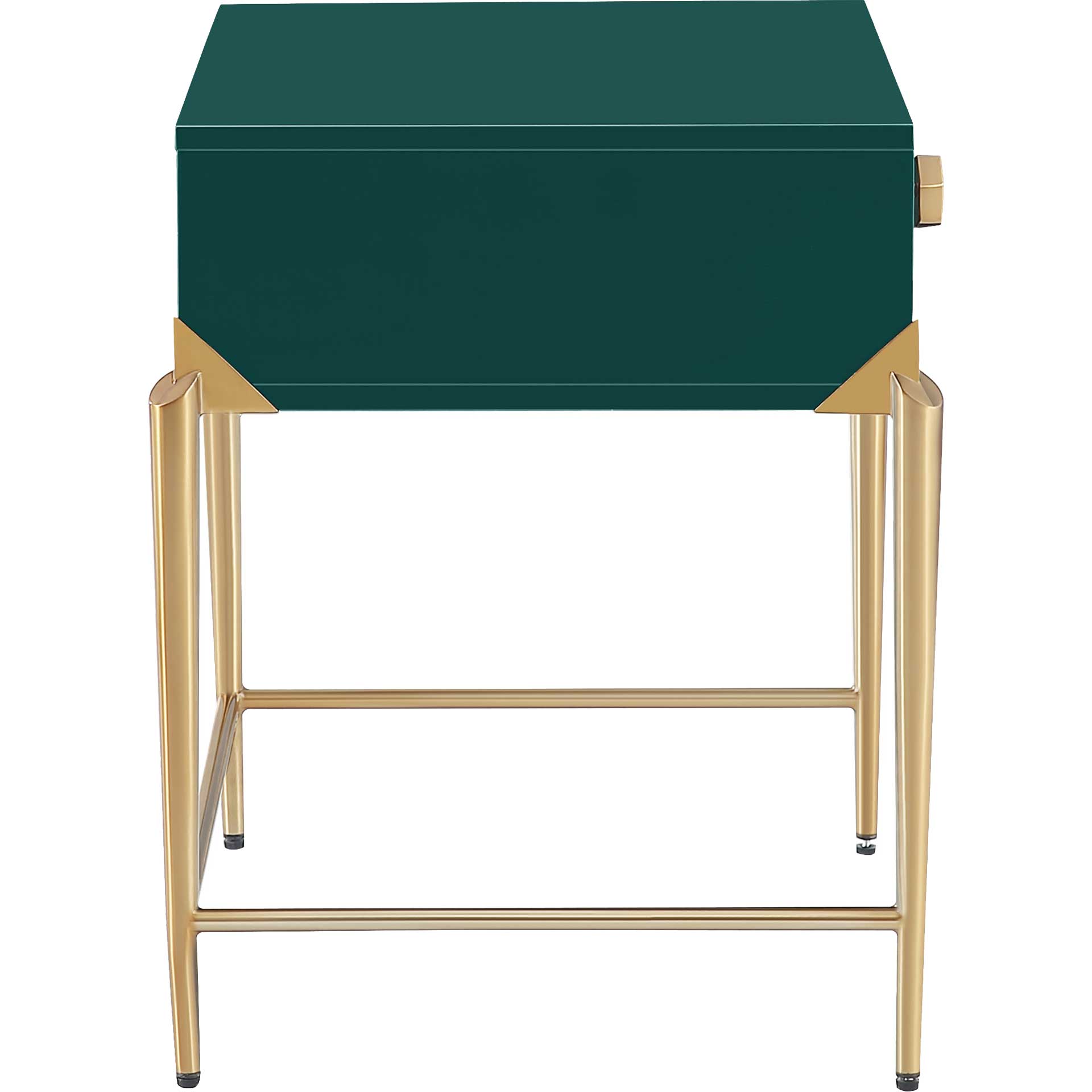 Bailey Lacquer Side Table Green