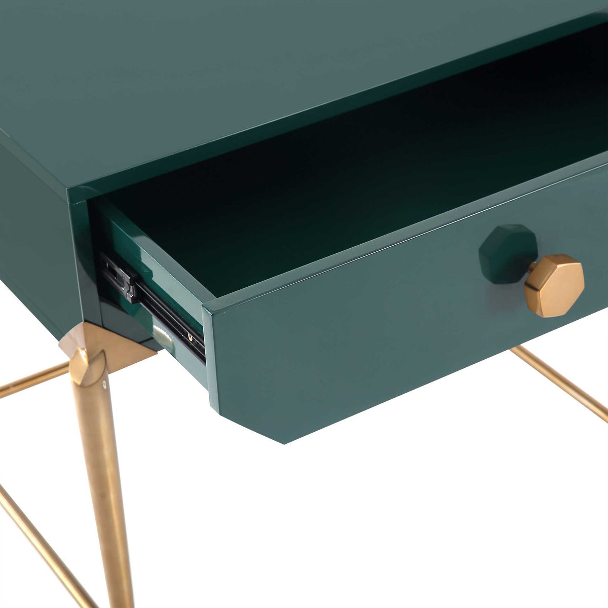 Bailey Lacquer Side Table Green