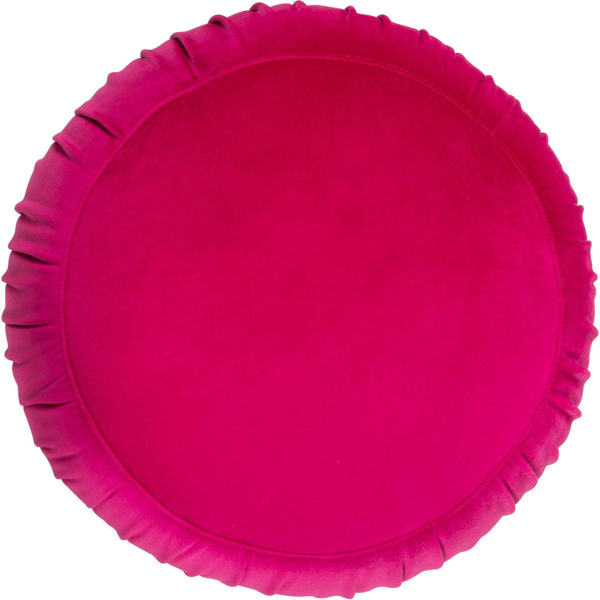 Turner Velvet Ottoman Pink