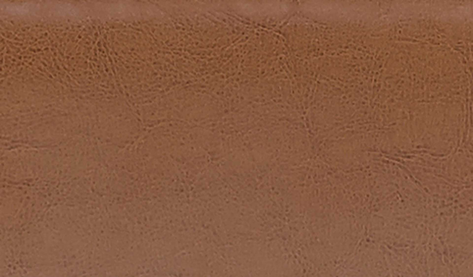 Enrica Leather/Acrylic Bench Brown