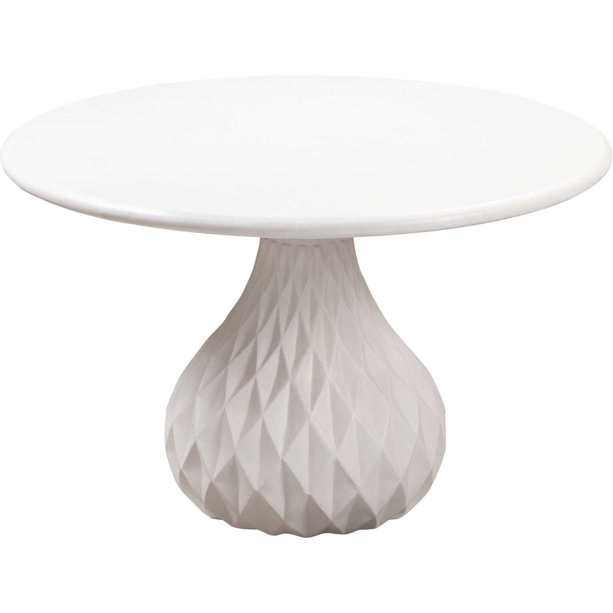Tunisia Concrete Dining Table Ivory