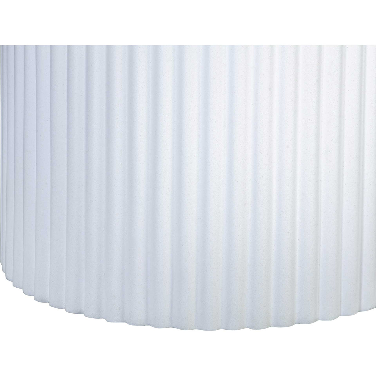 Waylon Concrete Round Dining Table Ivory