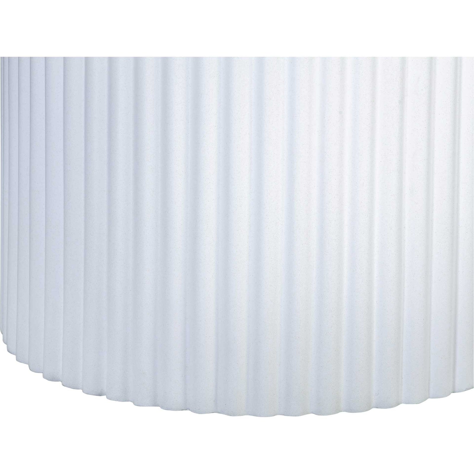 Waylon Concrete Round Dining Table Ivory