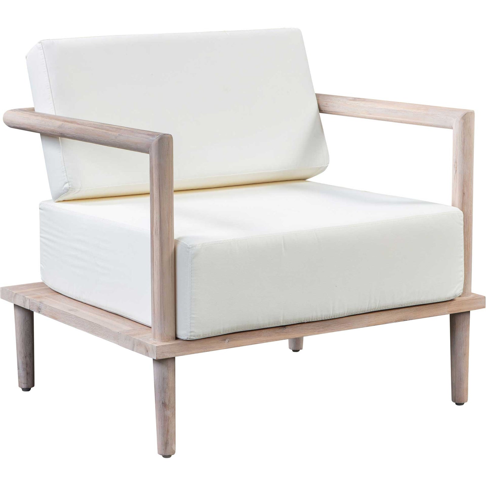 Emery Outdoor Lounge Chair Cream