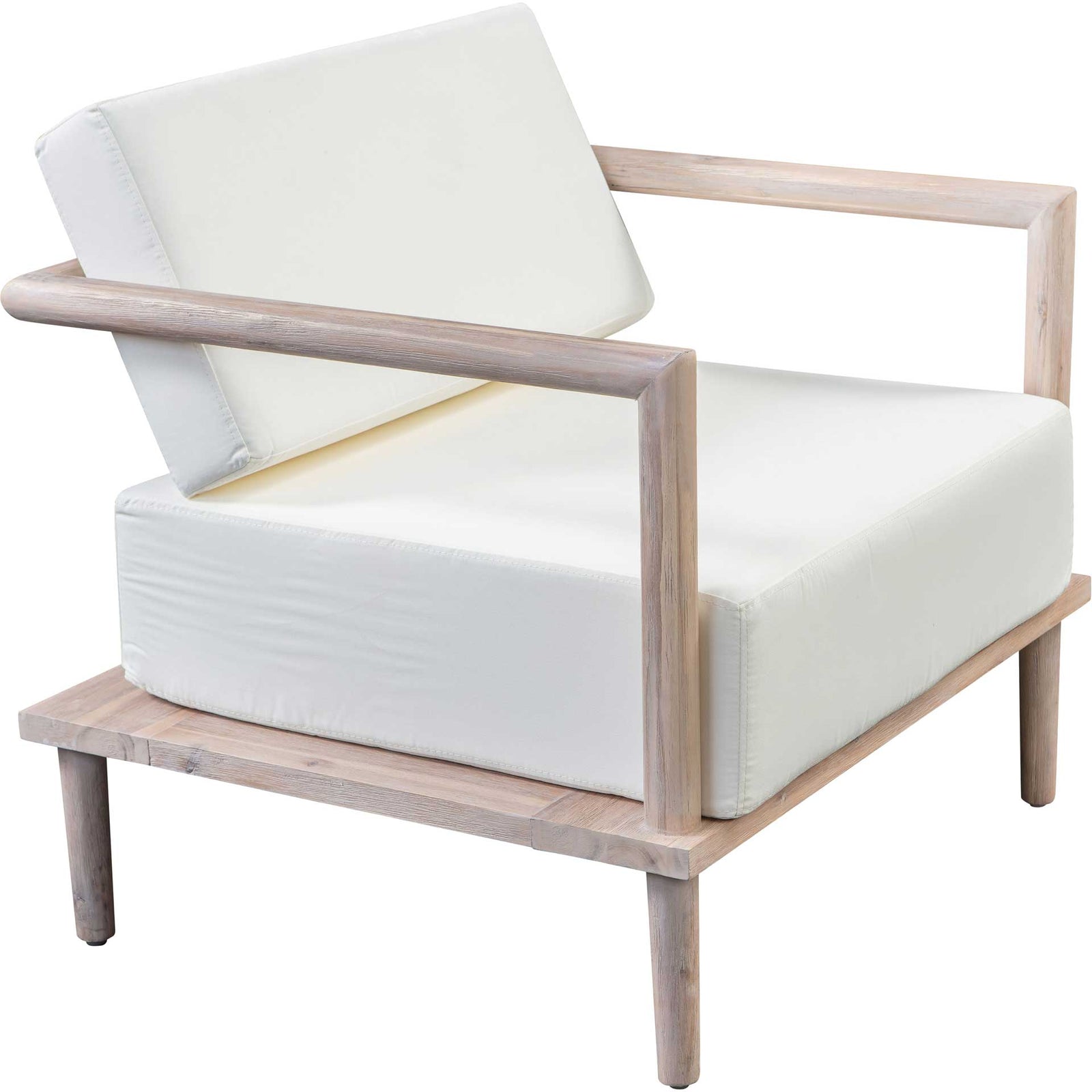Emery Outdoor Lounge Chair Cream