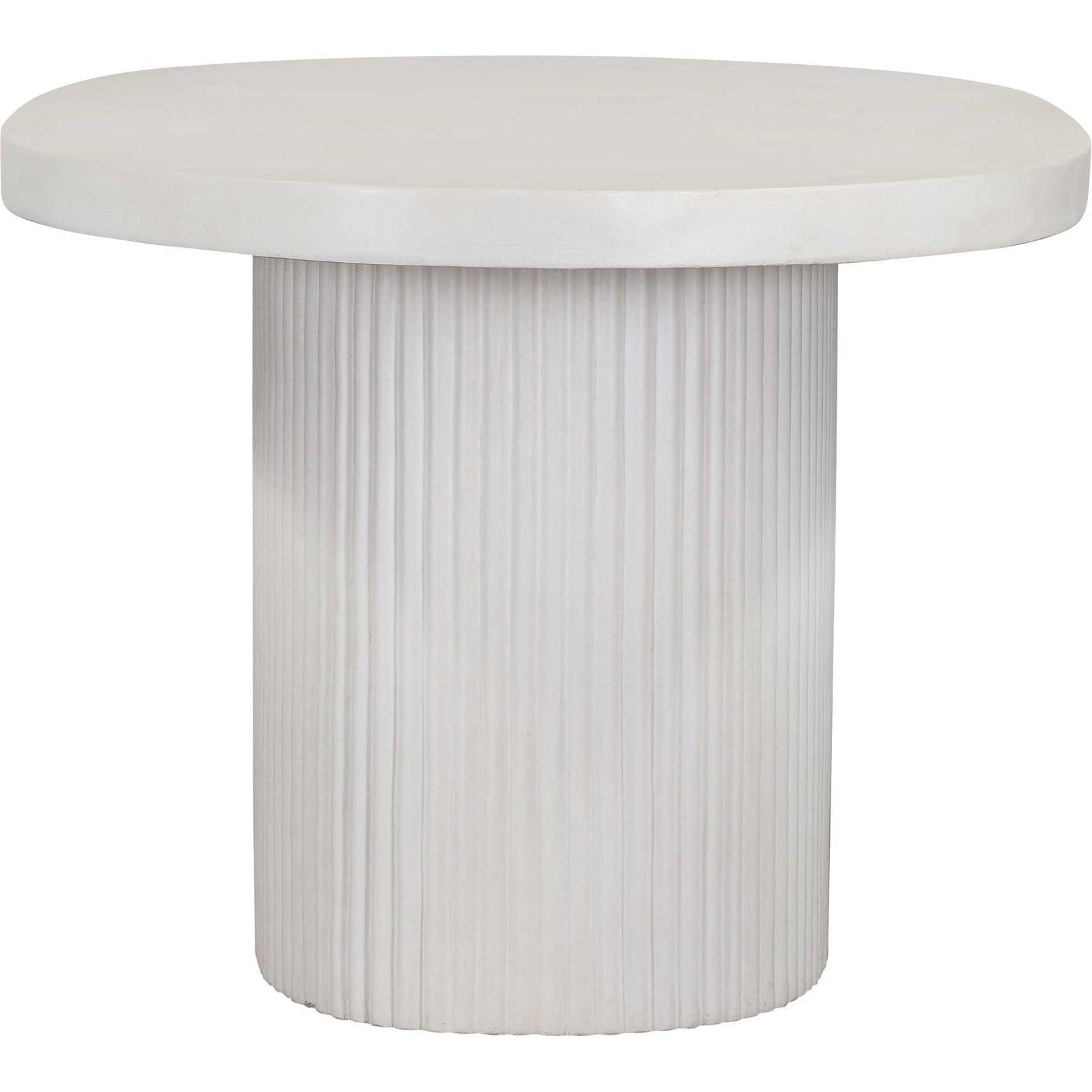 Waylon Concrete Dining Table Ivory