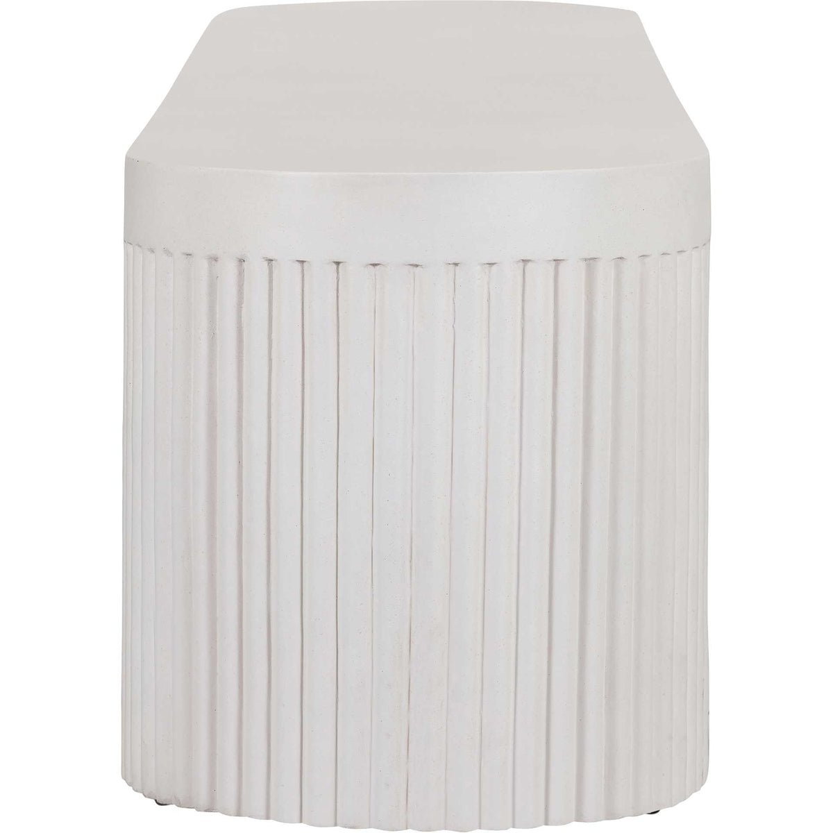 Waylon Concrete Bench White