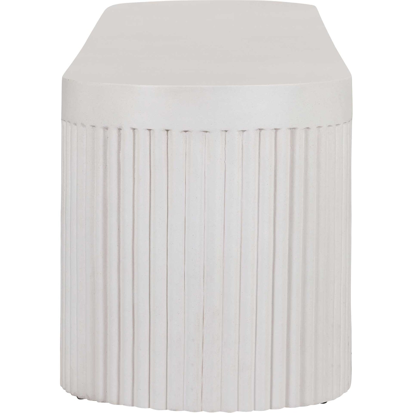 Waylon Concrete Bench White