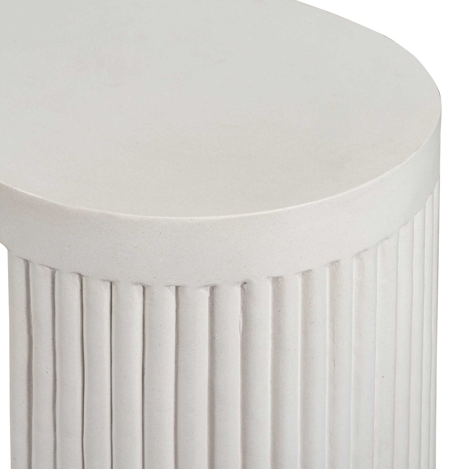 Waylon Concrete Bench White