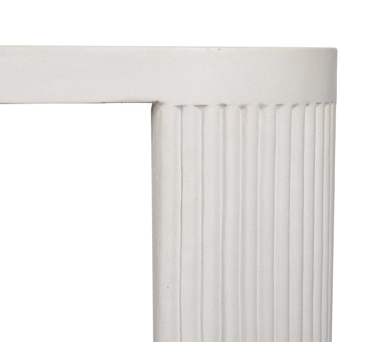 Waylon Concrete Bench White