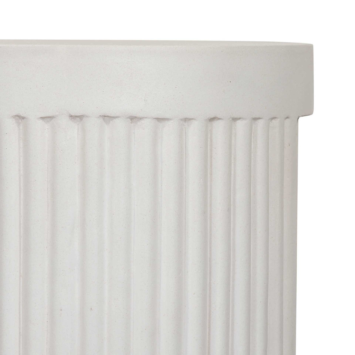 Waylon Concrete Stool White