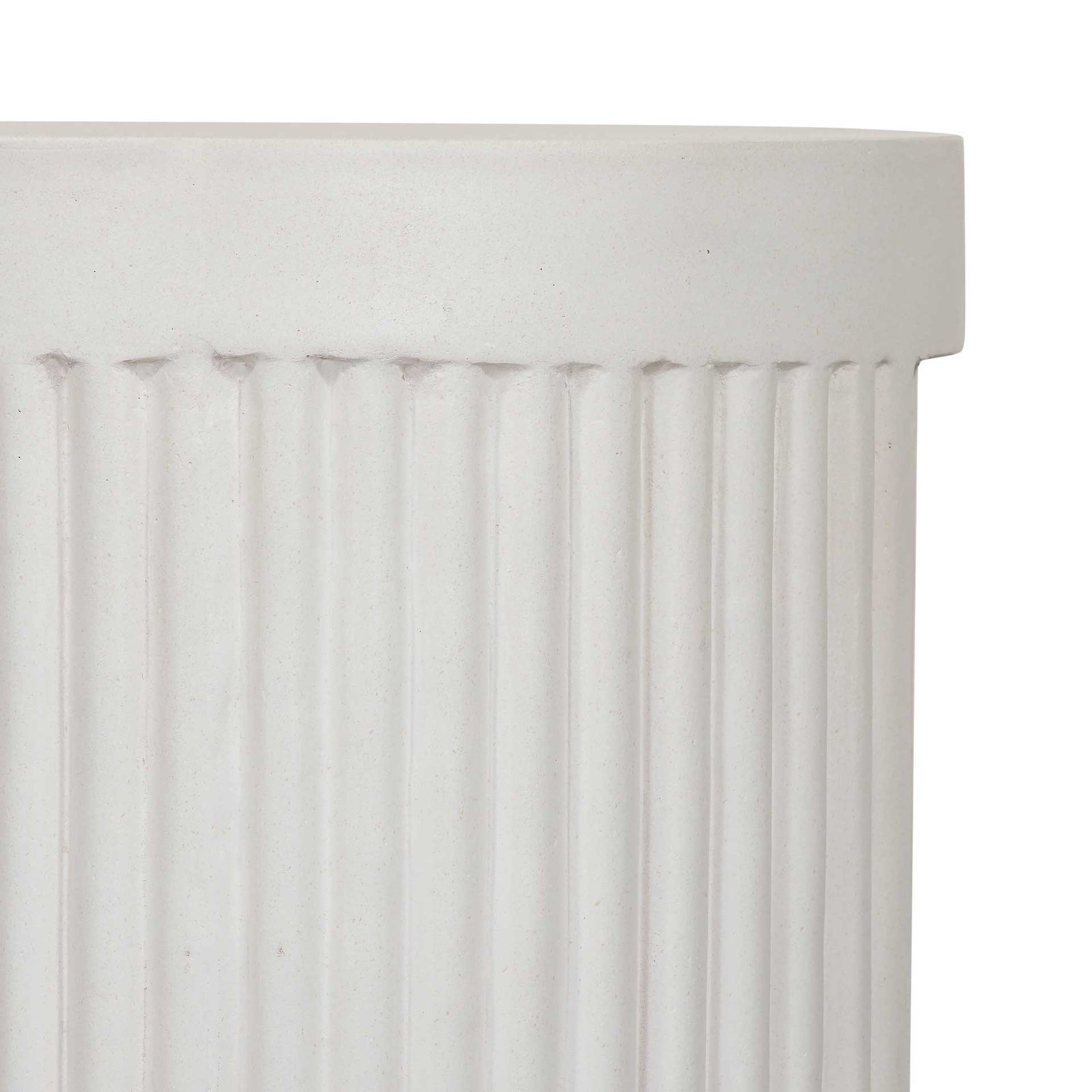 Waylon Concrete Stool White