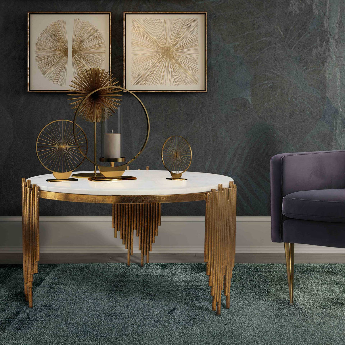 Walai Marble Coffee Table White