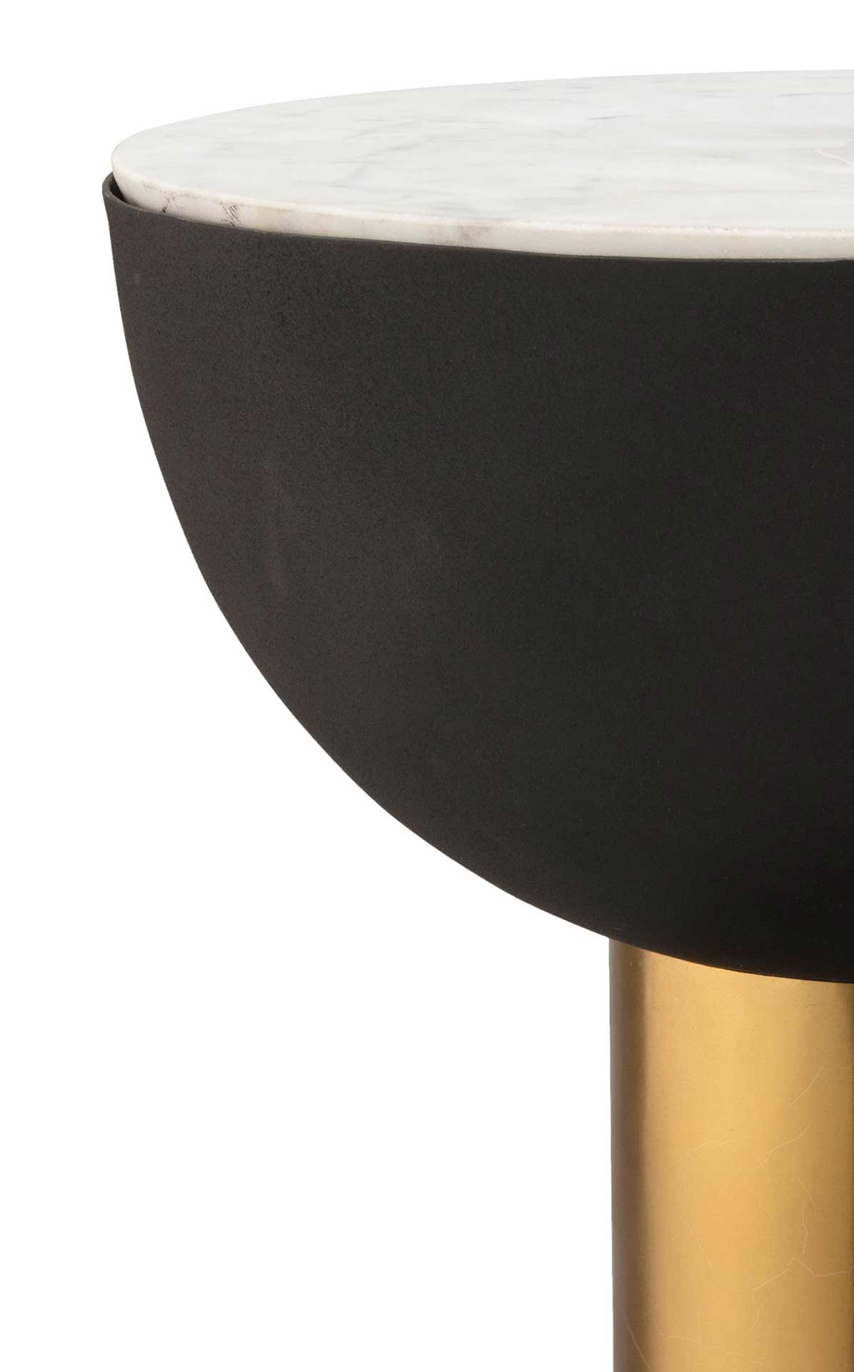 Taliyah Marble Side Table Black