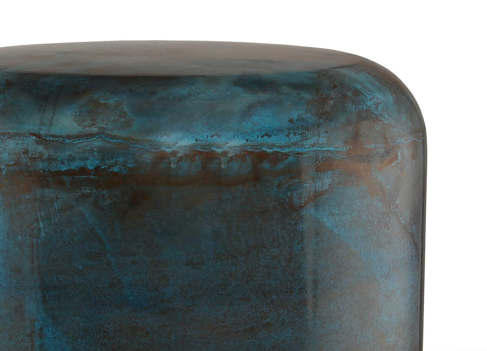 Bottle Steel Stool Blue