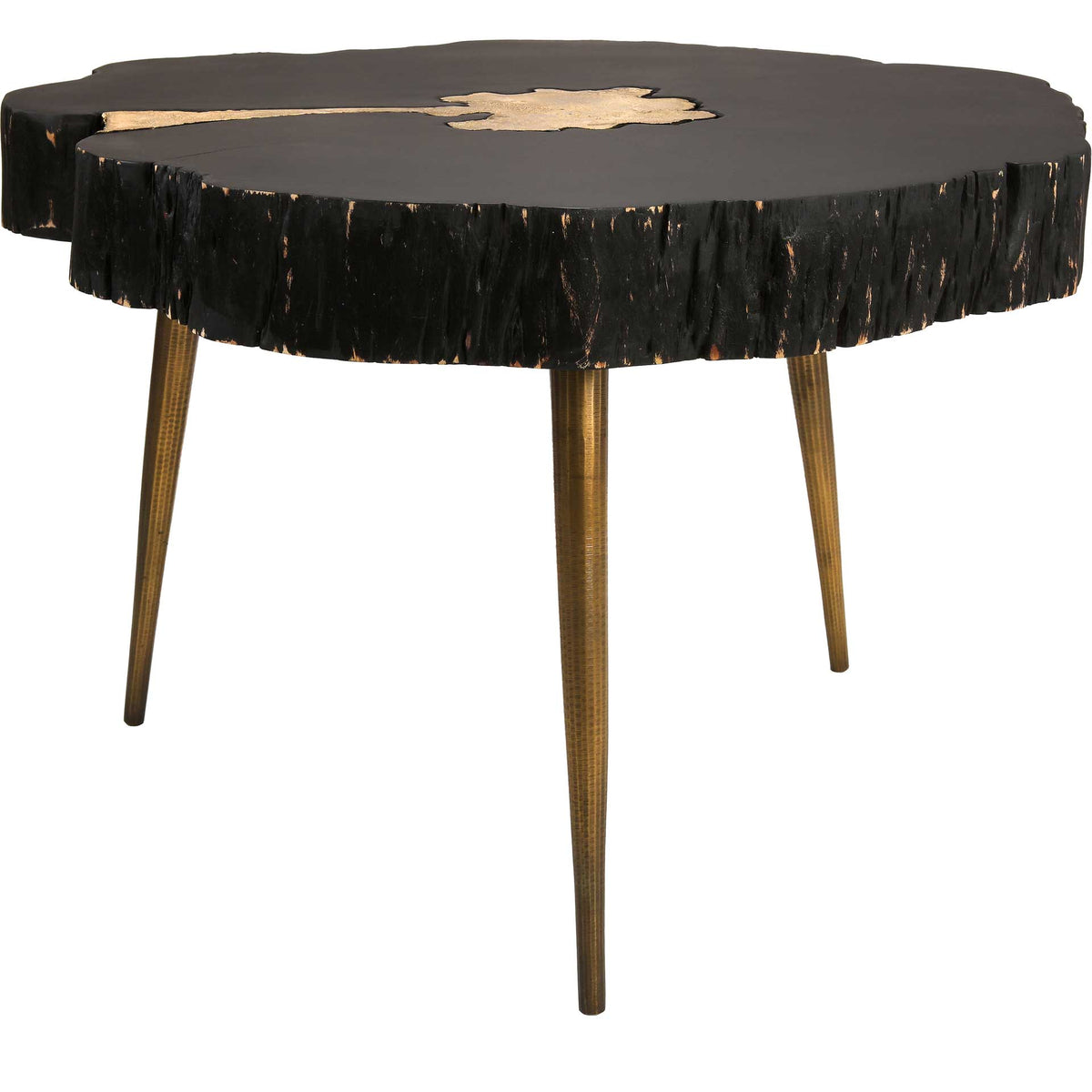 Tieton Coffee Table Black/Brass