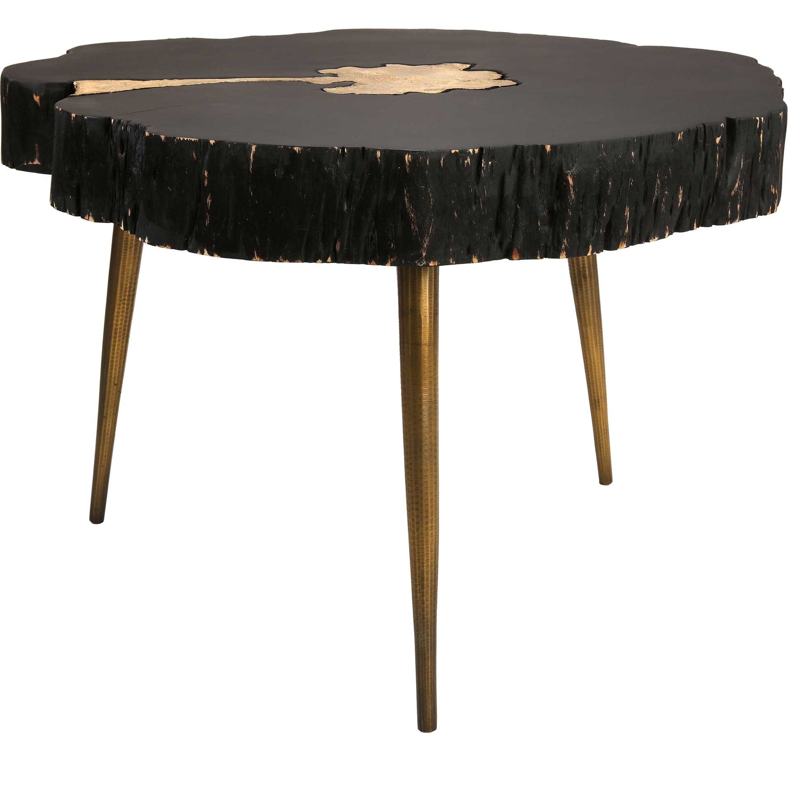Tieton Coffee Table Black/Brass
