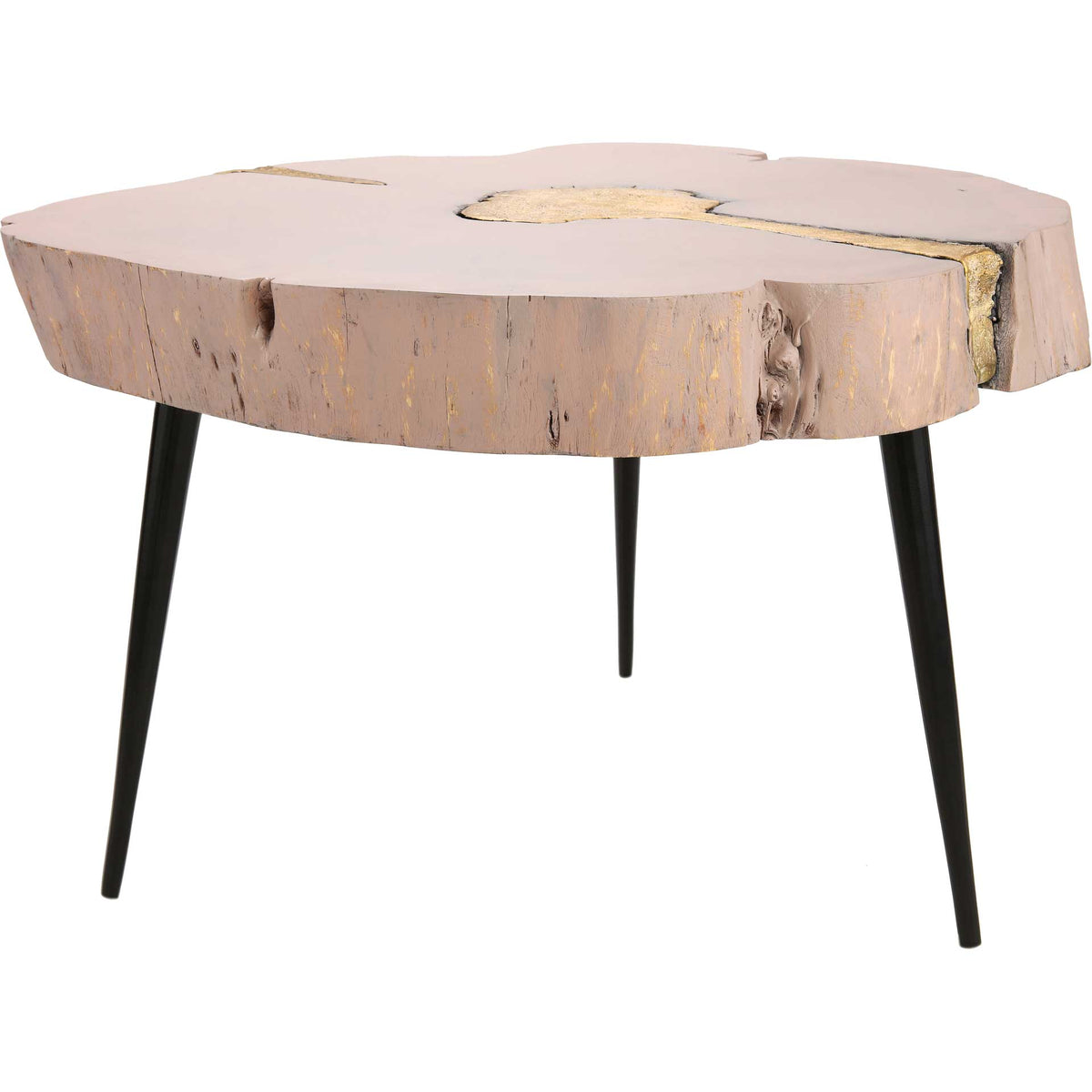 Tieton Coffee Table Pink/Brass