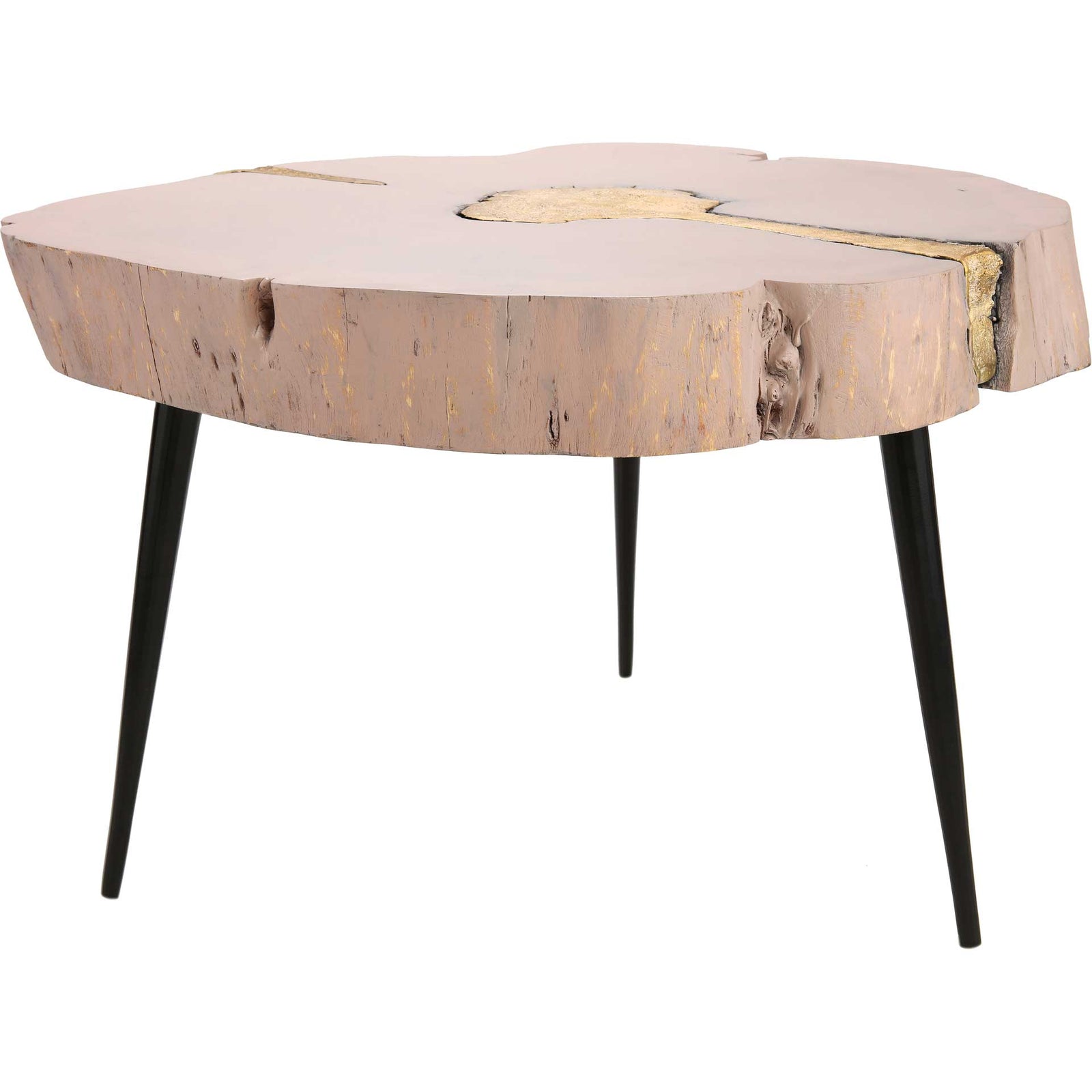 Tieton Coffee Table Pink/Brass